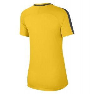 Nike Womens Academy 18 Short Sleeve Top (w) Tour Yellow-Anthracite-Black