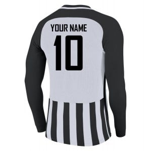 Nike Striped Division III Long Sleeve Football Shirt