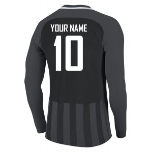 Nike Striped Division III Long Sleeve Football Shirt