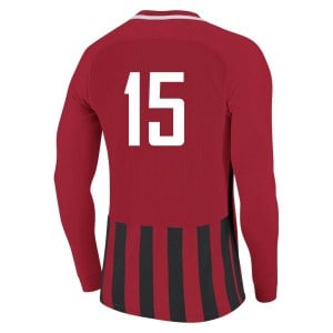 Nike Striped Division III Long Sleeve Football Shirt