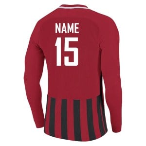 Nike Striped Division III Long Sleeve Football Shirt