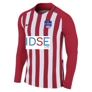 Nike Striped Division III Long Sleeve Football Shirt