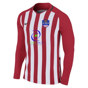 Nike Striped Division III Long Sleeve Football Shirt