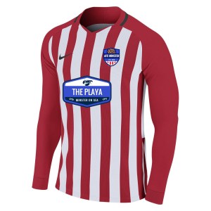 Nike Striped Division III Long Sleeve Football Shirt