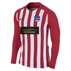 Nike Striped Division III Long Sleeve Football Shirt
