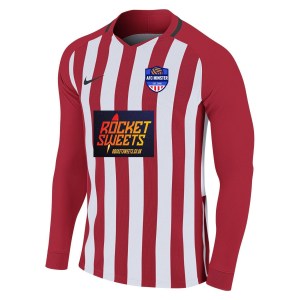 Nike Striped Division III Long Sleeve Football Shirt