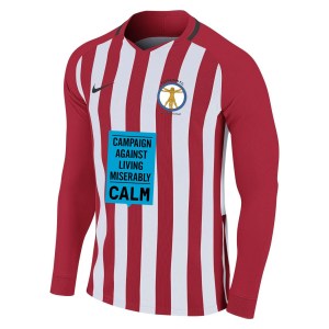 Nike Striped Division III Long Sleeve Football Shirt