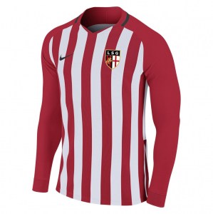 Nike Striped Division III Long Sleeve Football Shirt