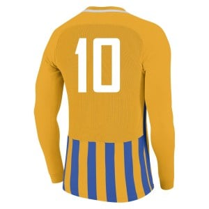 Nike Striped Division III Long Sleeve Football Shirt