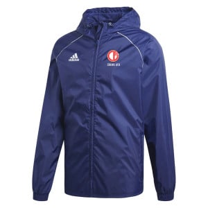 adidas Core 18 Rain Jacket Dark Blue-White