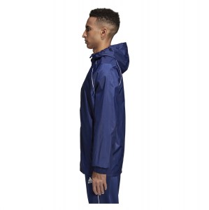 adidas Core 18 Rain Jacket Dark Blue-White