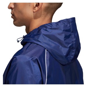 adidas Core 18 Rain Jacket Dark Blue-White