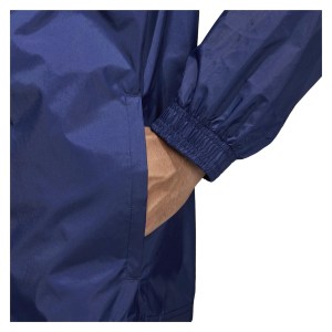 Adidas Core 18 Rain Jacket Dark Blue-White