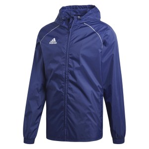 Adidas Core 18 Rain Jacket Dark Blue-White