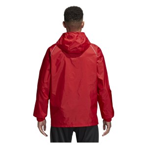 Adidas Core 18 Rain Jacket Power Red-White