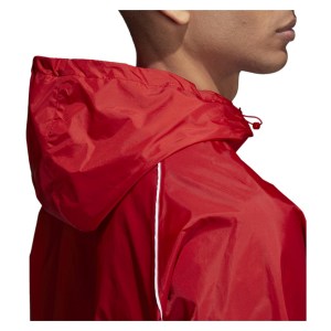 Adidas Core 18 Rain Jacket Power Red-White