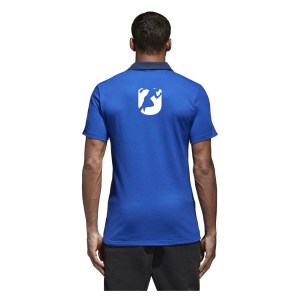 Adidas Condivo 18 Cotton Polo Bold Blue-Dark Blue-White