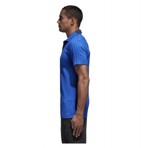 Adidas Condivo 18 Cotton Polo Bold Blue-Dark Blue-White