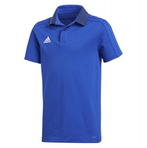Adidas Condivo 18 Cotton Polo Bold Blue-Dark Blue-White