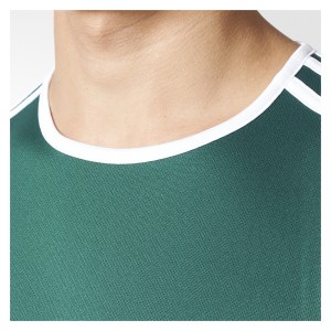 adidas Entrada 18 Short Sleeve Shirt Collegiate Green-White