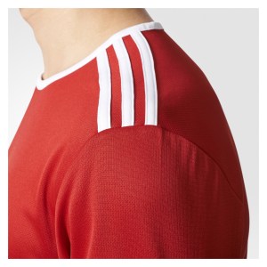 adidas Entrada 18 Short Sleeve Shirt Power Red-White