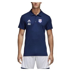 Adidas Core 18 Polo Dark Blue-White