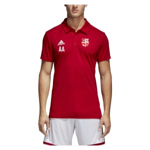 Adidas Core 18 Polo Power Red-White