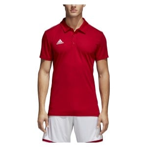 Adidas Core 18 Polo Power Red-White