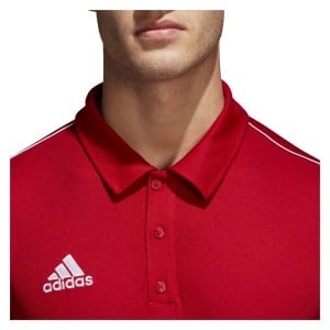 Adidas Core 18 Polo Power Red-White