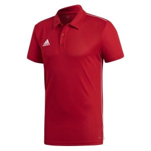 Adidas Core 18 Polo Power Red-White