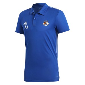 Adidas Core 18 Polo Bold Blue-White