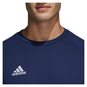 Adidas Core 18 Sweatshirt Dark Blue-White