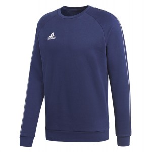 Adidas Core 18 Sweatshirt Dark Blue-White