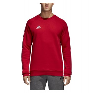 Adidas Core 18 Sweatshirt Power Red-White