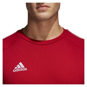 Adidas Core 18 Sweatshirt Power Red-White