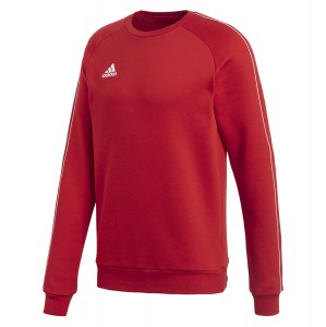 Adidas Core 18 Sweatshirt Power Red-White