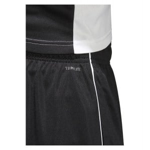 Adidas Core 18 Training Shorts - Pocketed Black-White