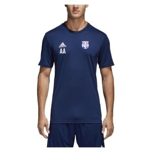 Adidas Core 18 Performance Tee Dark Blue-White