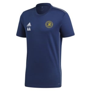 Adidas Core 18 Performance Tee Dark Blue-White