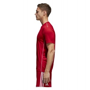Adidas Core 18 Performance Tee Power Red-White