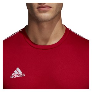 Adidas Core 18 Performance Tee Power Red-White