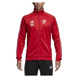 Adidas Core 18 Polyester Jacket Power Red-White