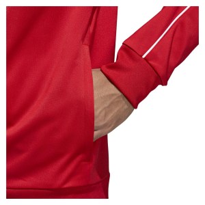 Adidas Core 18 Polyester Jacket Power Red-White