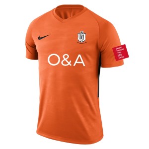 Nike Tiempo Premier Short Sleeve Shirt Safety Orange-Safety Orange-Black-Black