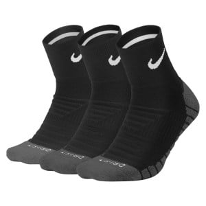 Nike Everyday Max Cushion Ankle Training Sock (3 Pair) Black-Anthracite-White