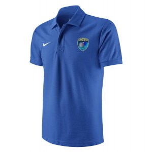Nike Core Cotton Polo Shirt Royal Blue-White