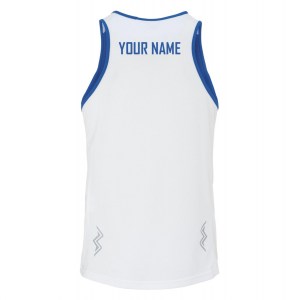 Errea Stefan Singlet Vest (m) White Blue