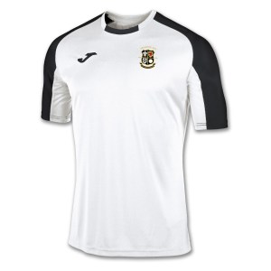 Joma Essential Short Sleeve Shirt White-Black