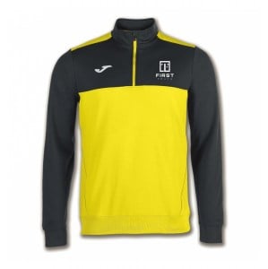 Joma WINNER 1/4 ZIP SWEATSHIRT Yellow-Black