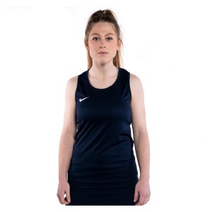 Neon-Nike Womens Flash Singlet (w) Obsidian-White